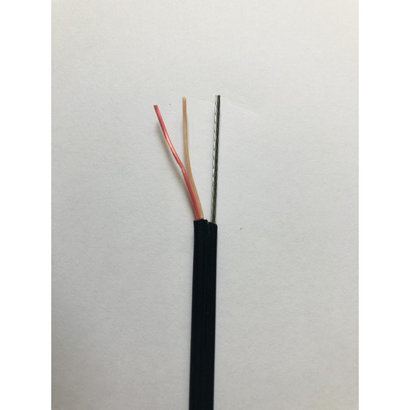 Cáp điện thoại ngoài trời kèm sợi cường lực - 1 đôi Cáp điện thoại ngoài trời kèm sợi cường lực - 1 đôi